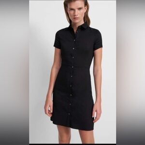 Theory Stretch Linen Shirt Dress
